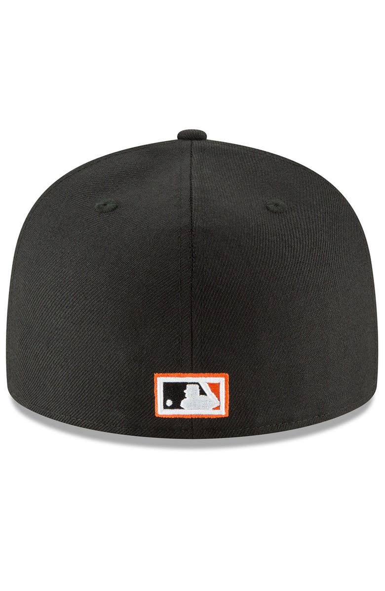 New Era Men's New Era Black San Francisco Giants Cooperstown Collection Wool 59FIFTY Fitted Hat, Alternate, color, Black