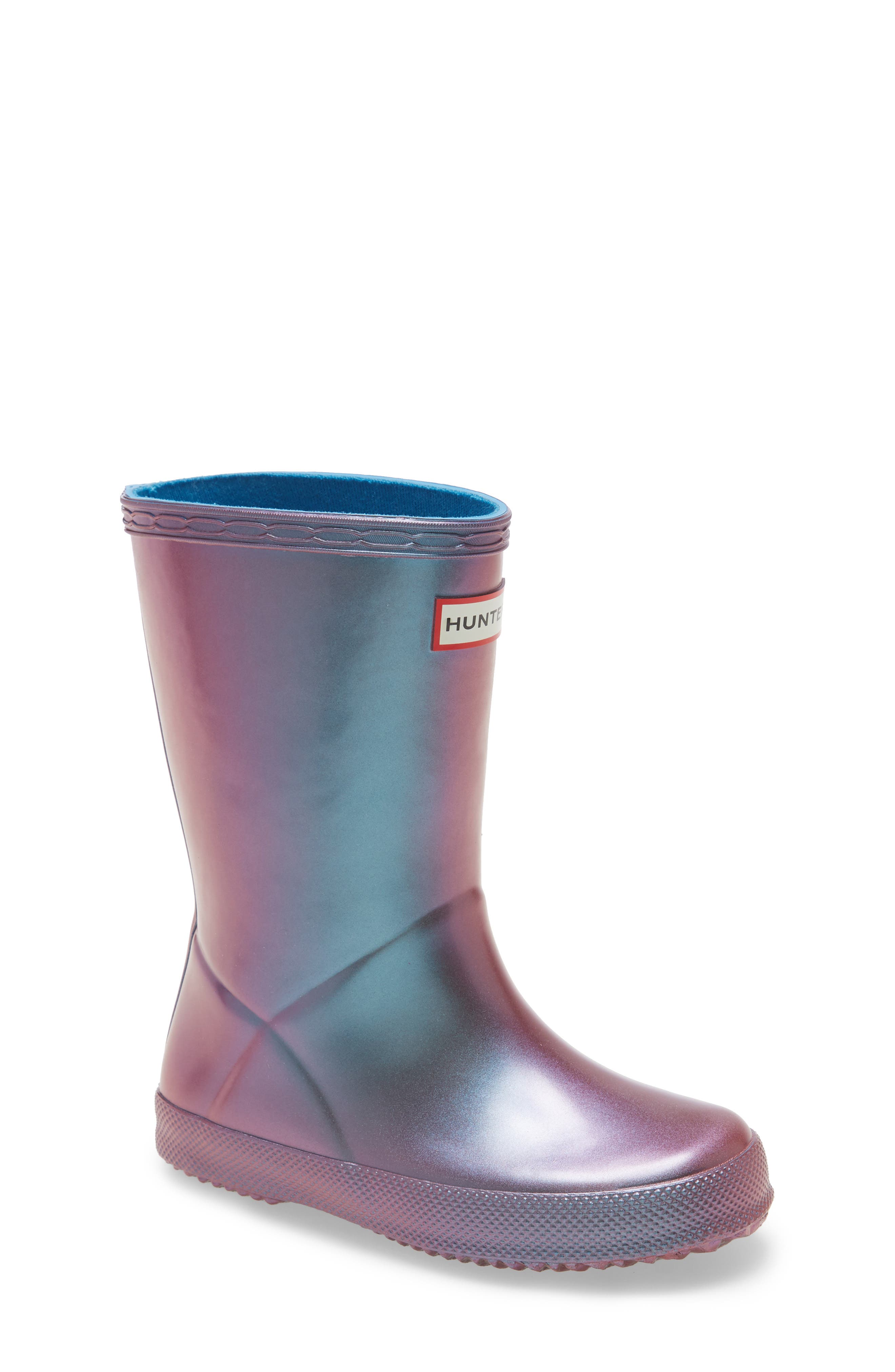 First Classic Nebula Waterproof Rain Boot, Main, color, BLUE BOTTLE