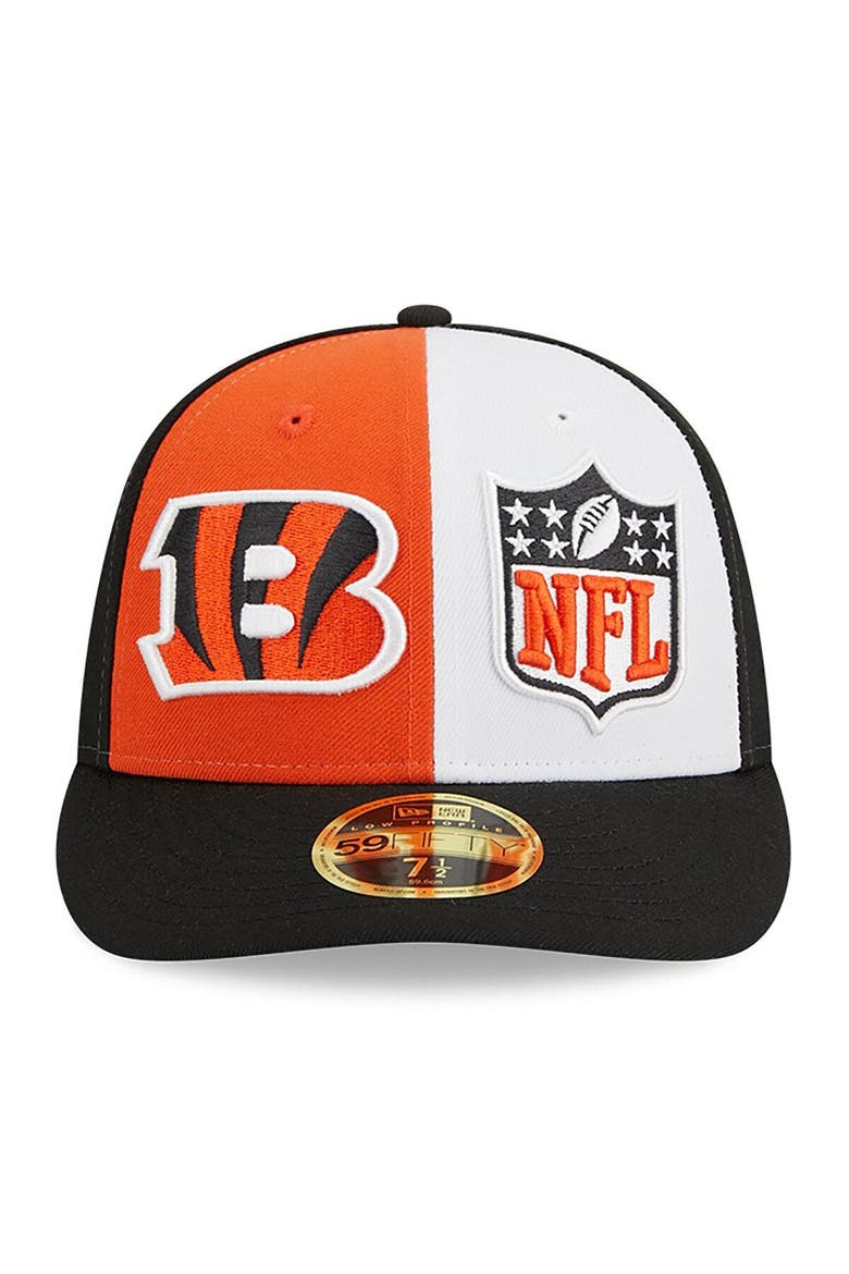 Men's New Era  Orange/Black Cincinnati Bengals 2023 Sideline Low Profile 59FIFTY Fitted Hat, Alternate, color, Orange