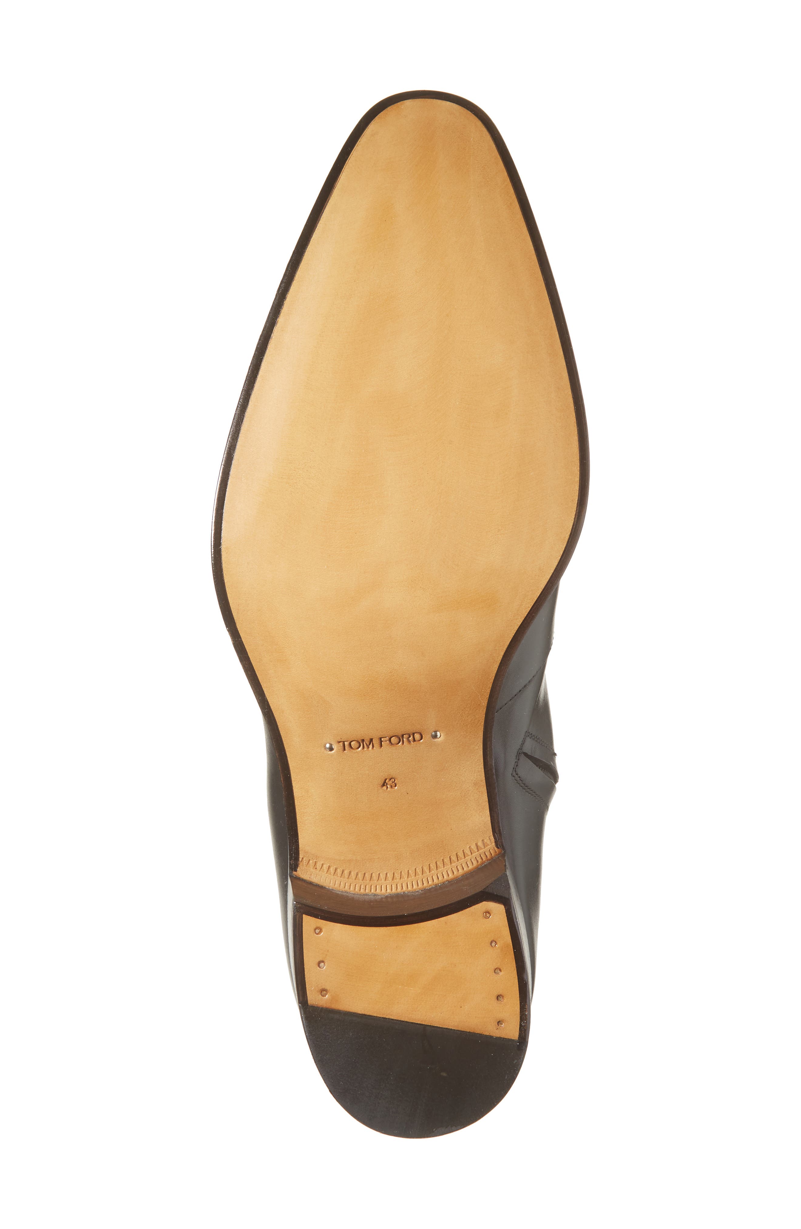 TOM FORD Vincent Leather Boot, Alternate, color, Black