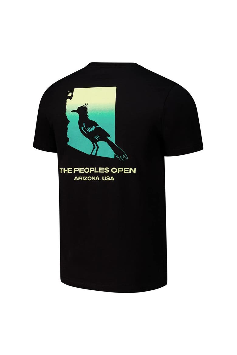 Unisex Flomotion Black WM Phoenix Open Arizona Runner T- Shirt, Alternate, color, Black