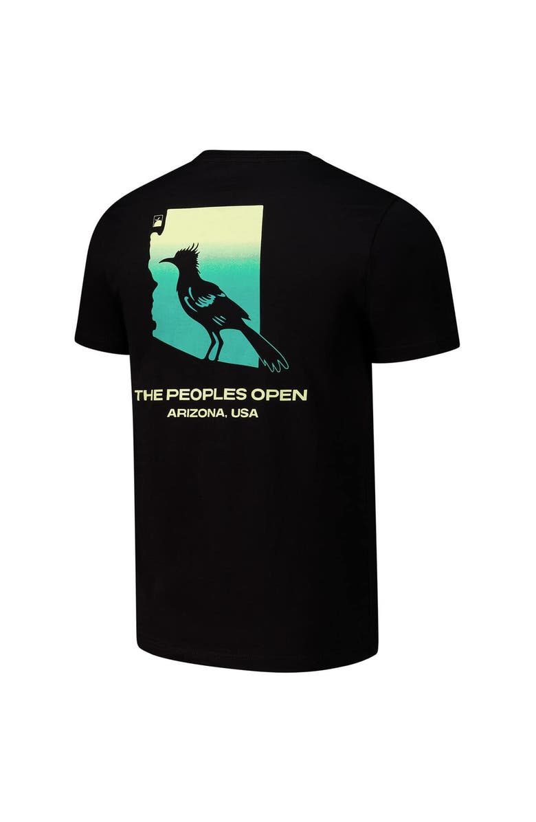 FLOMOTION Unisex Flomotion Black WM Phoenix Open Arizona Runner T- Shirt, Alternate, color, Black