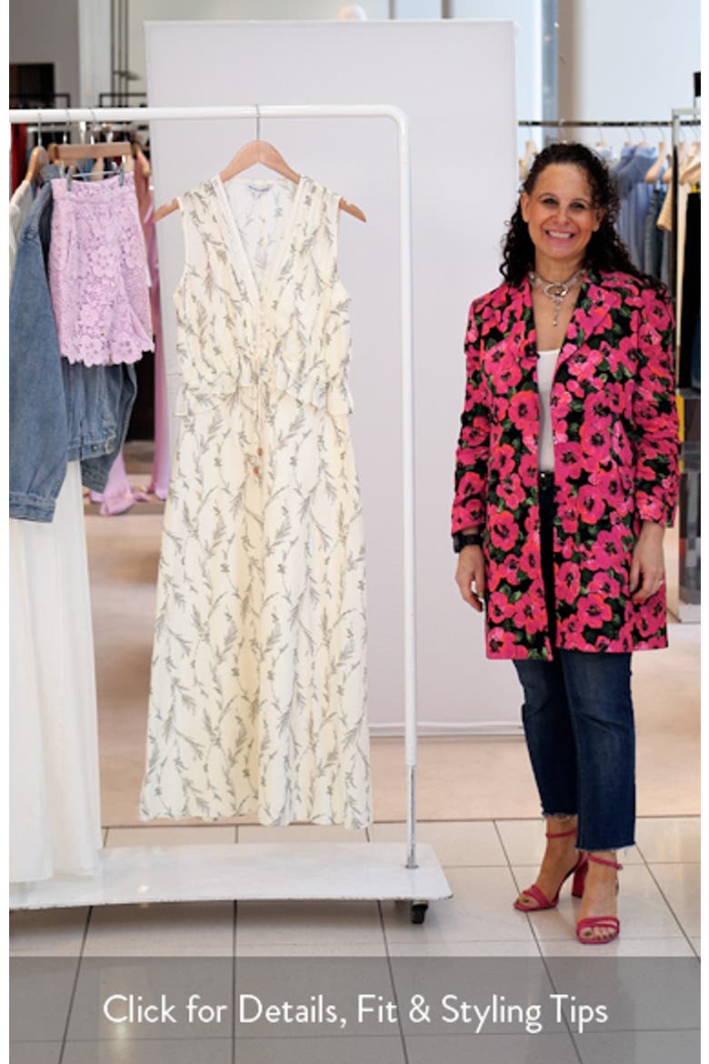 Dominick Floral Cotton & Silk Dress video