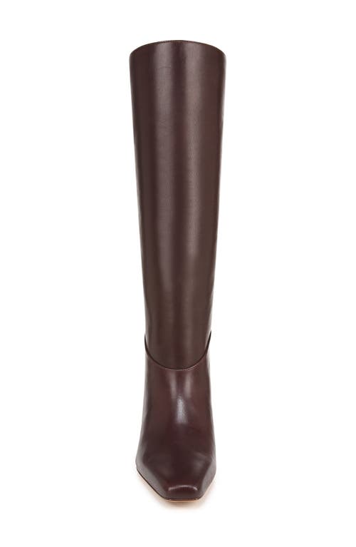 Vince Calfskin Kitten-heel Knee Boots In Ganache
