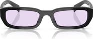 Prada 53mm Rectangular Sunglasses