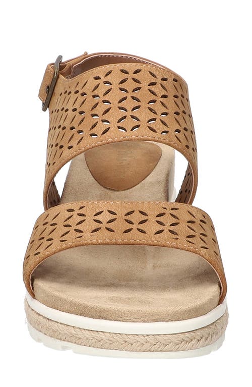 Bella Vita Cosette Slingback Espadrille Sandal In Tan