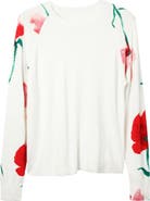 Desigual Watercolor Floral Pullover