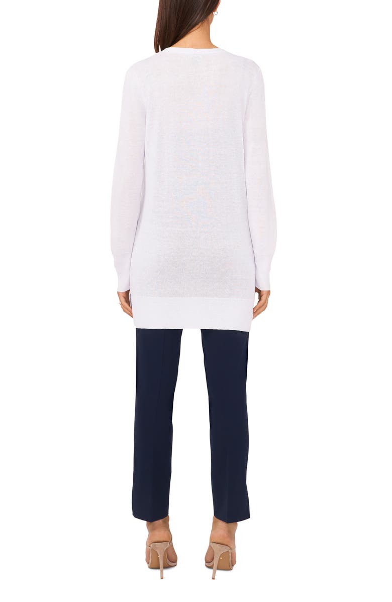 Halogen<sup>®</sup> Side Slit Cardigan, Alternate, color, Bright White