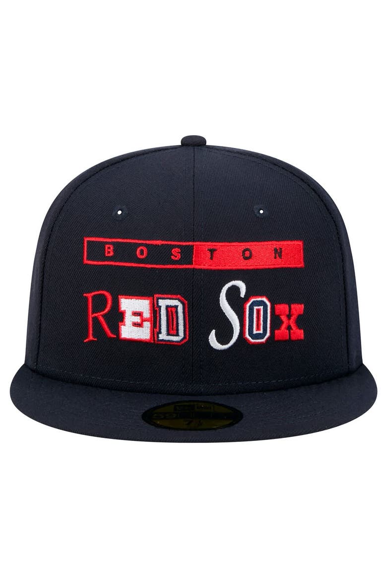 Men's New Era Navy Boston Red Sox Ransom 59FIFTY Fitted Hat, Alternate, color, Navy