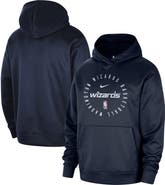 Nike Men's Nike Navy Washington Wizards 2024/25 Spotlight On-Court Practice Performance Pullover Hoodie