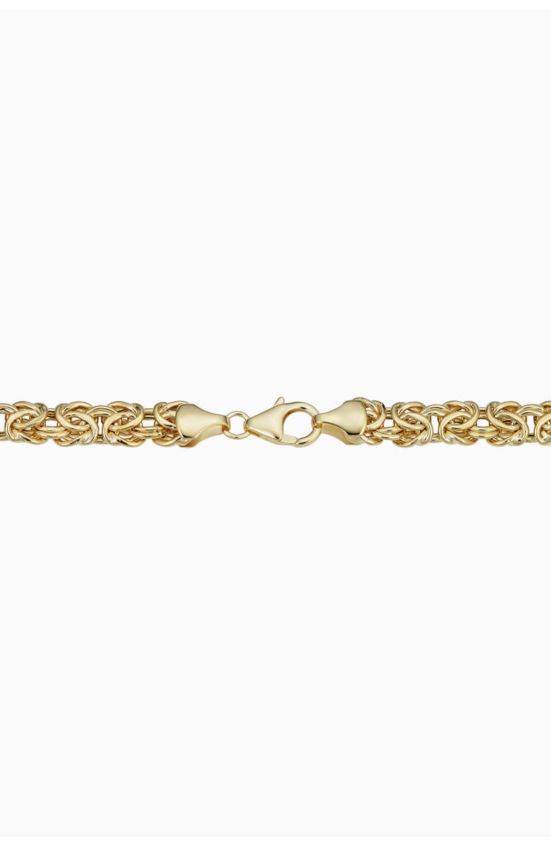 Oradina 10K Gold Byzantine Chain Necklace, Alternate, color, Yellow Gold