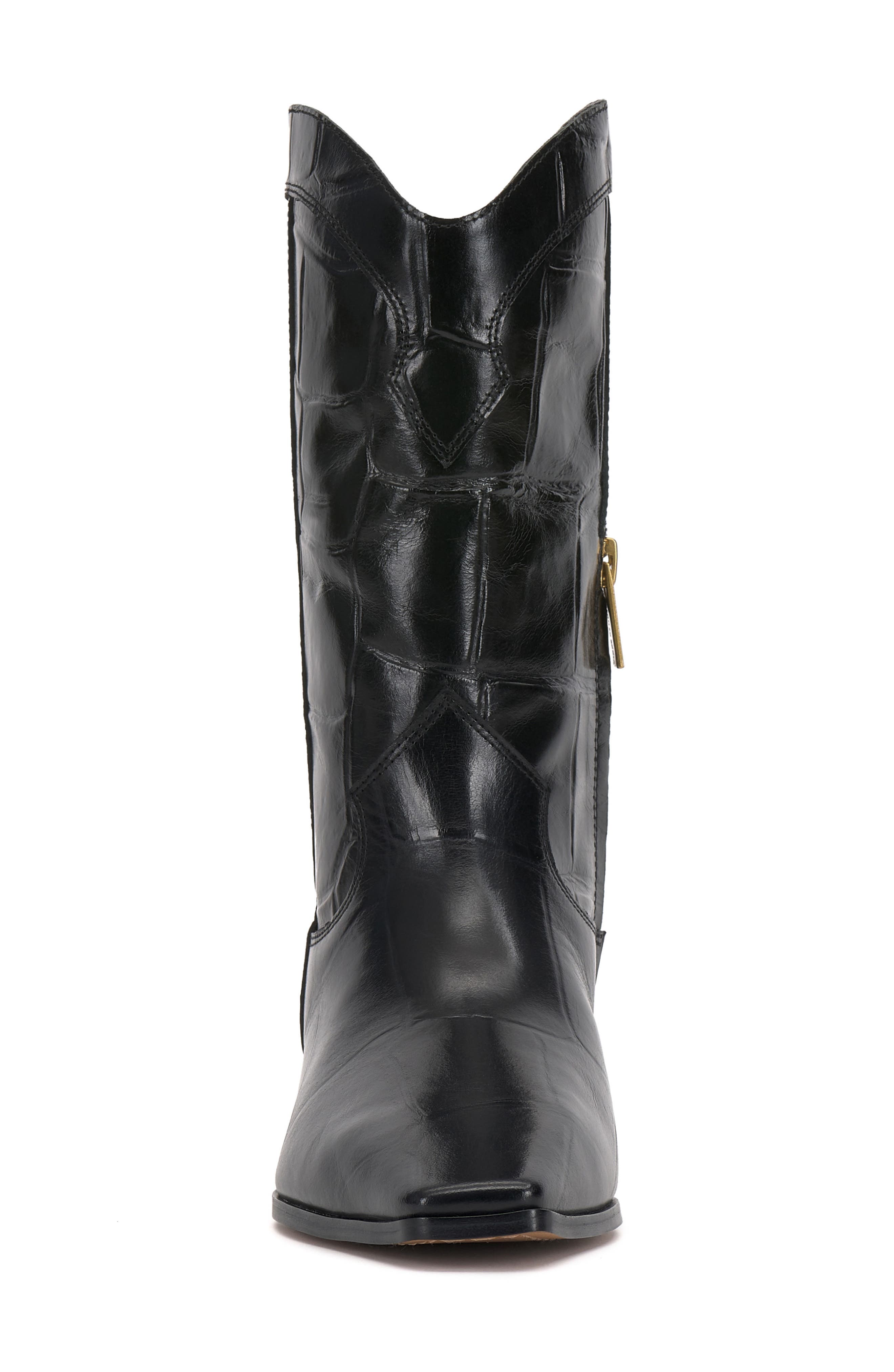 Prilie Western Boot, Alternate, color, BLACK