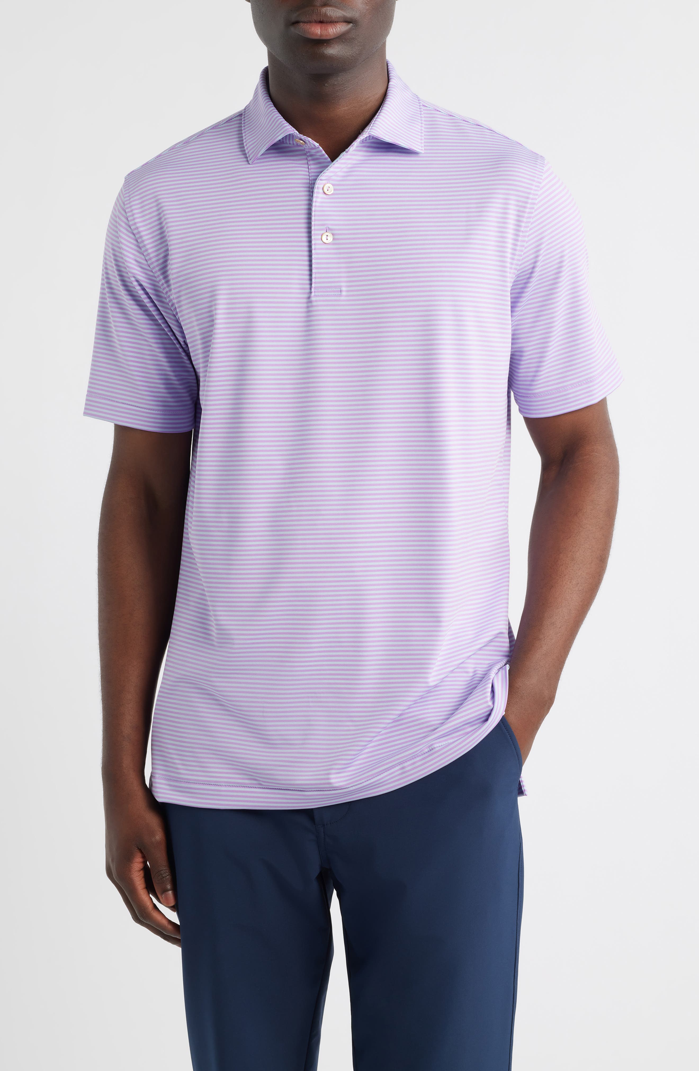 Hales Stripe Performance Jersey Polo - image 5