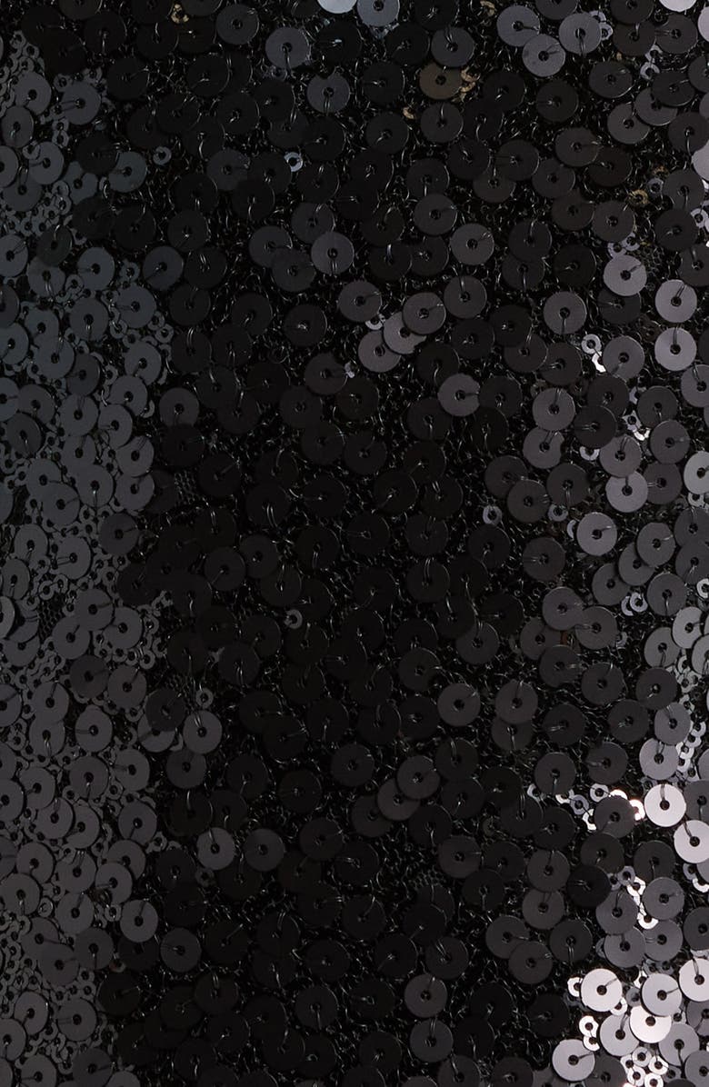 PacSun Jasmine Sequin Party Dress, Alternate, color, Black