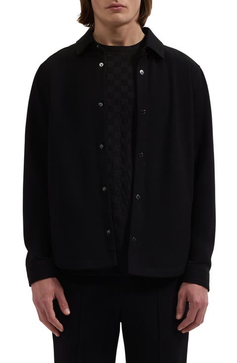 Soft Touch Knit Shirt Jacket