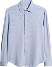 Bugatchi Julian Shaped Fit Stretch Button-Up Shirt
