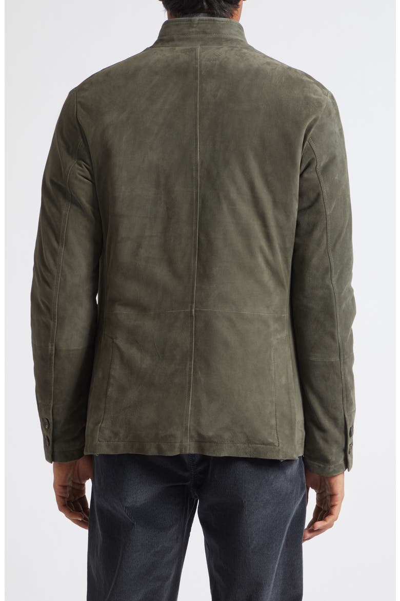 Suede Jacket, Alternate, color, 80 GREEN