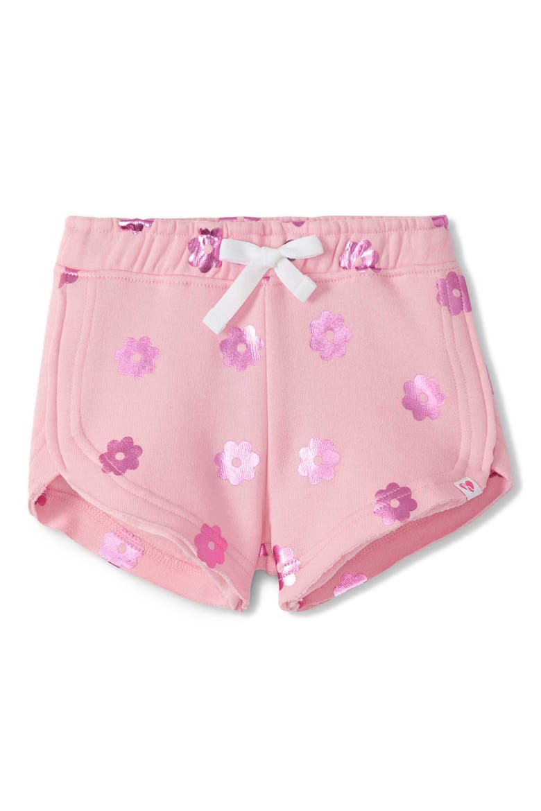Kids' Blossom Shorts, Main, color, CANDY PINK