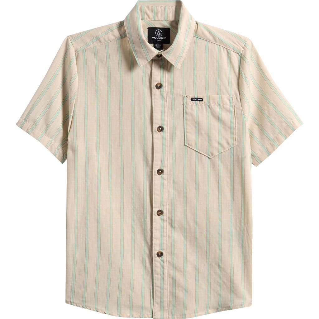 Volcom Baby Kids' Rambler Short Sleeve Button-up Shirt