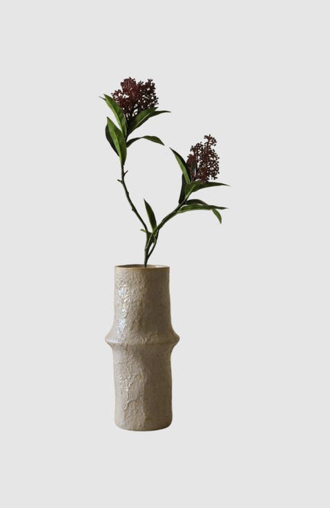 Purple Skimmia Berry Branch