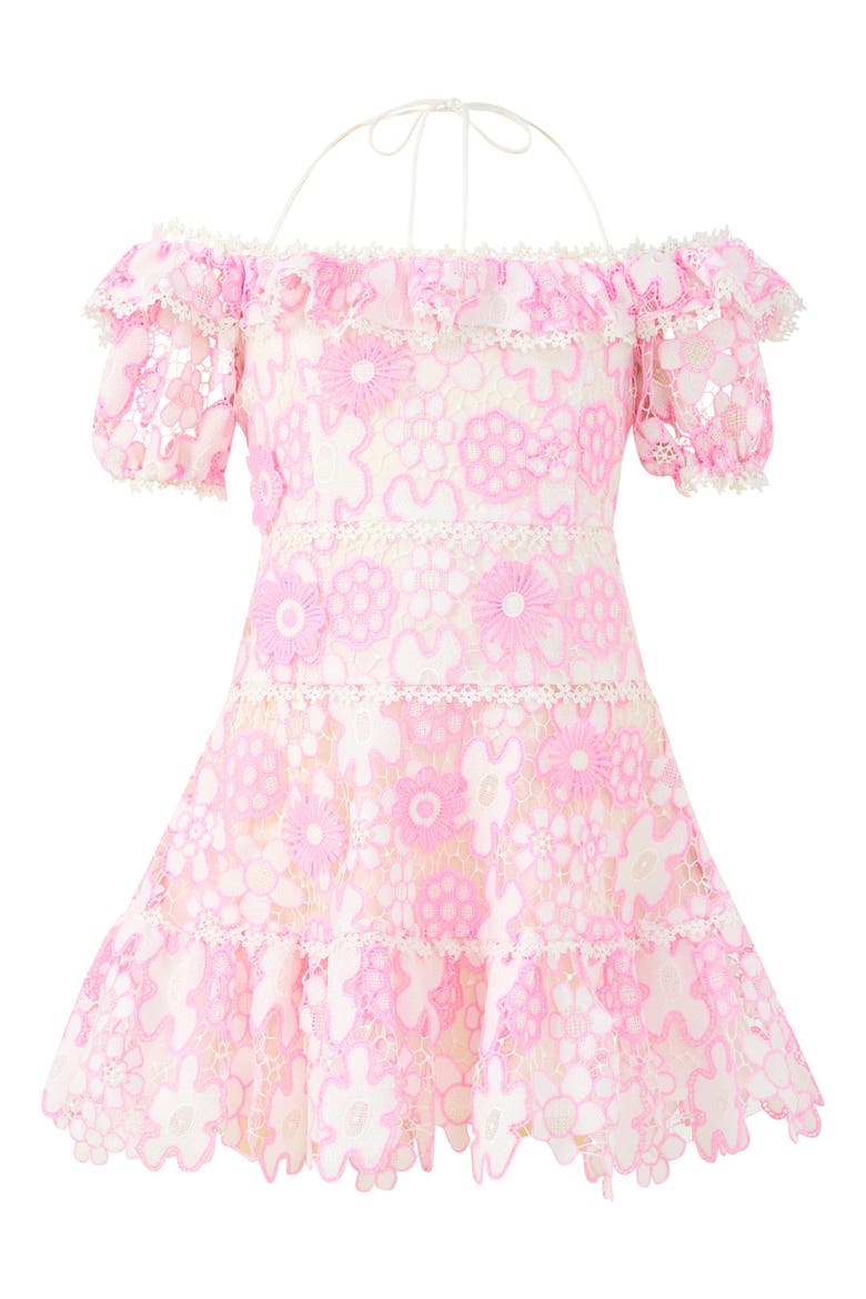 Haley Embroidered Mini Dress, Main, color, Pink