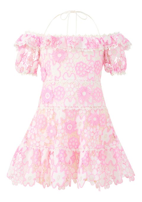 Haley Embroidered Mini Dress (Toddler, Little Kid & Big Kid)