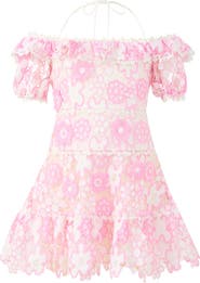 Marlo Kids Haley Embroidered Mini Dress