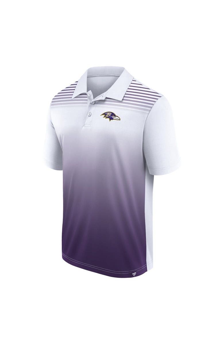 FANATICS Men's Fanatics Branded White/Purple Baltimore Ravens Sandlot Game Polo, Alternate, color, 