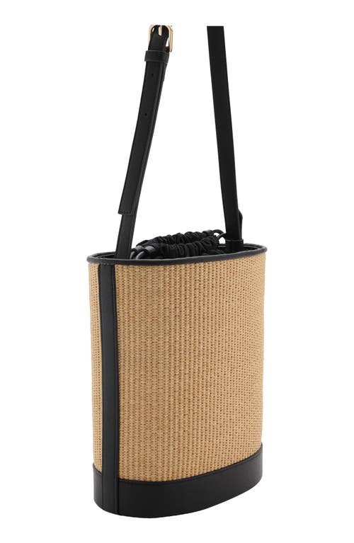Mango Medium Raffia Bucket Bag