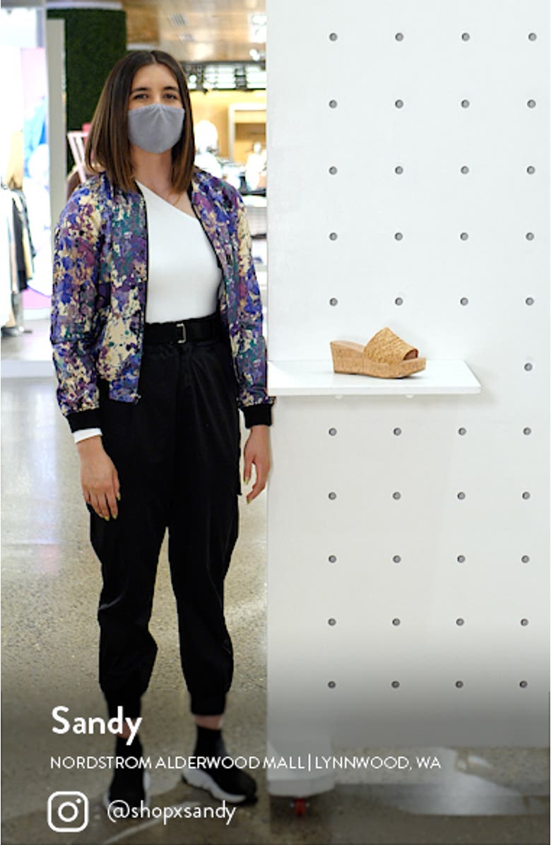 Deanna Platform Wedge Slide Sandal, sales video thumbnail