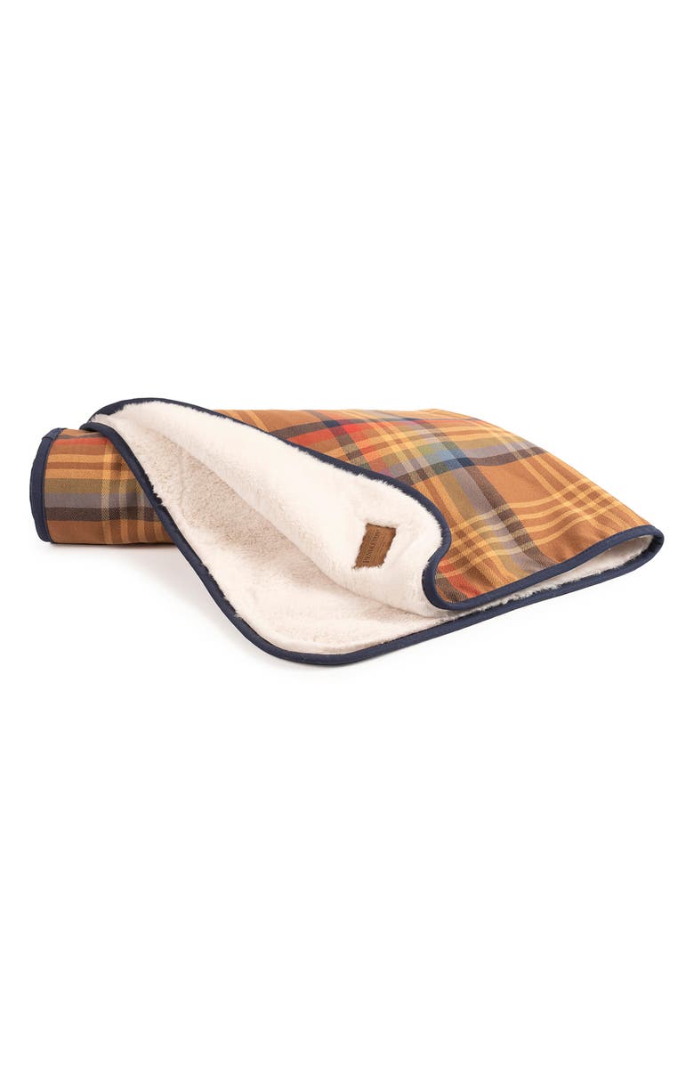 Pendleton Plaid & Fleece Crate Blanket, Alternate, color, Desert Plaid