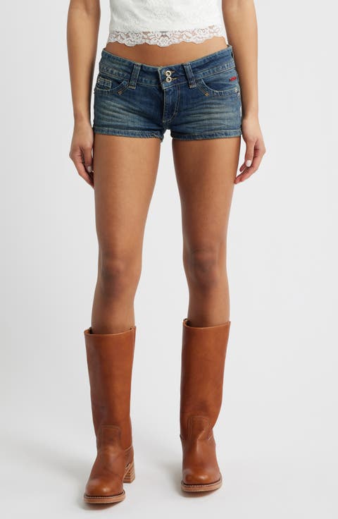Piper Low Rise Denim Shorts