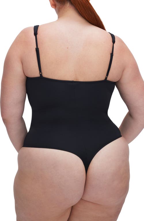 Shop Good American Sweetheart Scuba Tank Bodysuit In Black001