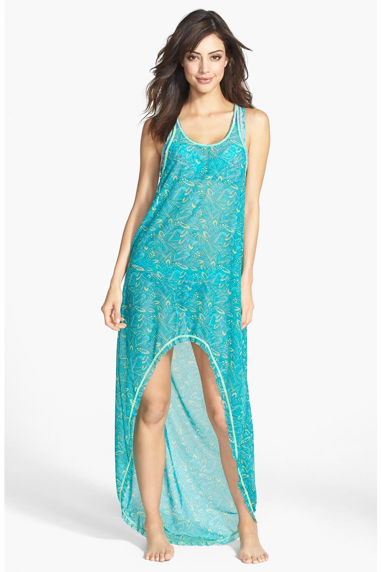 'Darling Sparrow' High/Low Cover-Up Dress (Nordstrom Exclusive), Main, color, MULTIDNU