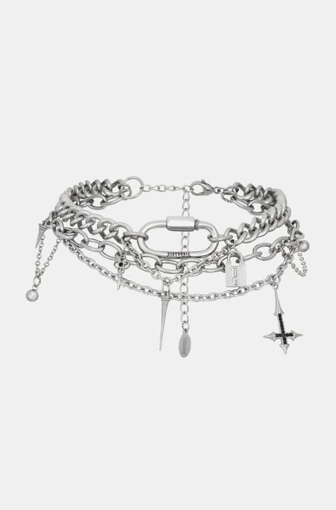 Lagoxin Stainless Steel Layered Choker