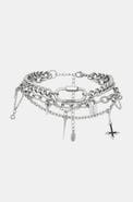 Disturbia Lagoxin Stainless Steel Layered Choker