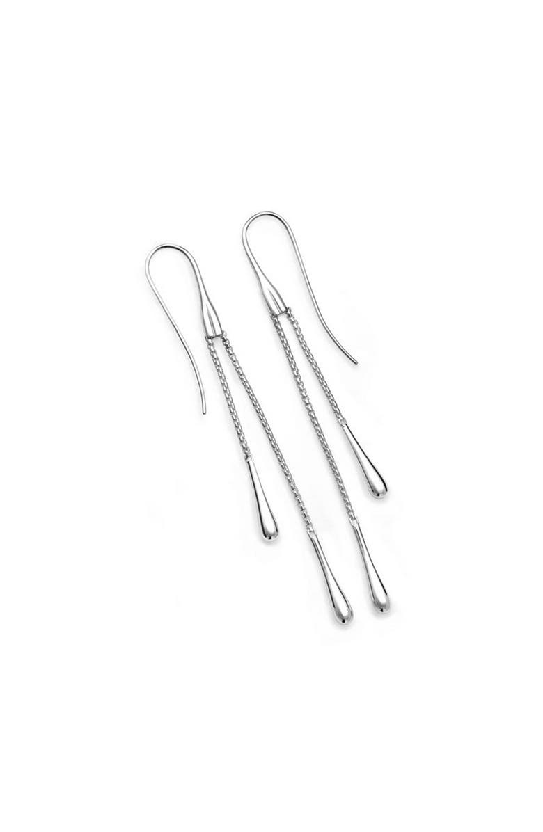 Lucy Quartermaine Double Drop Earrings, Main, color, Sterling Silver
