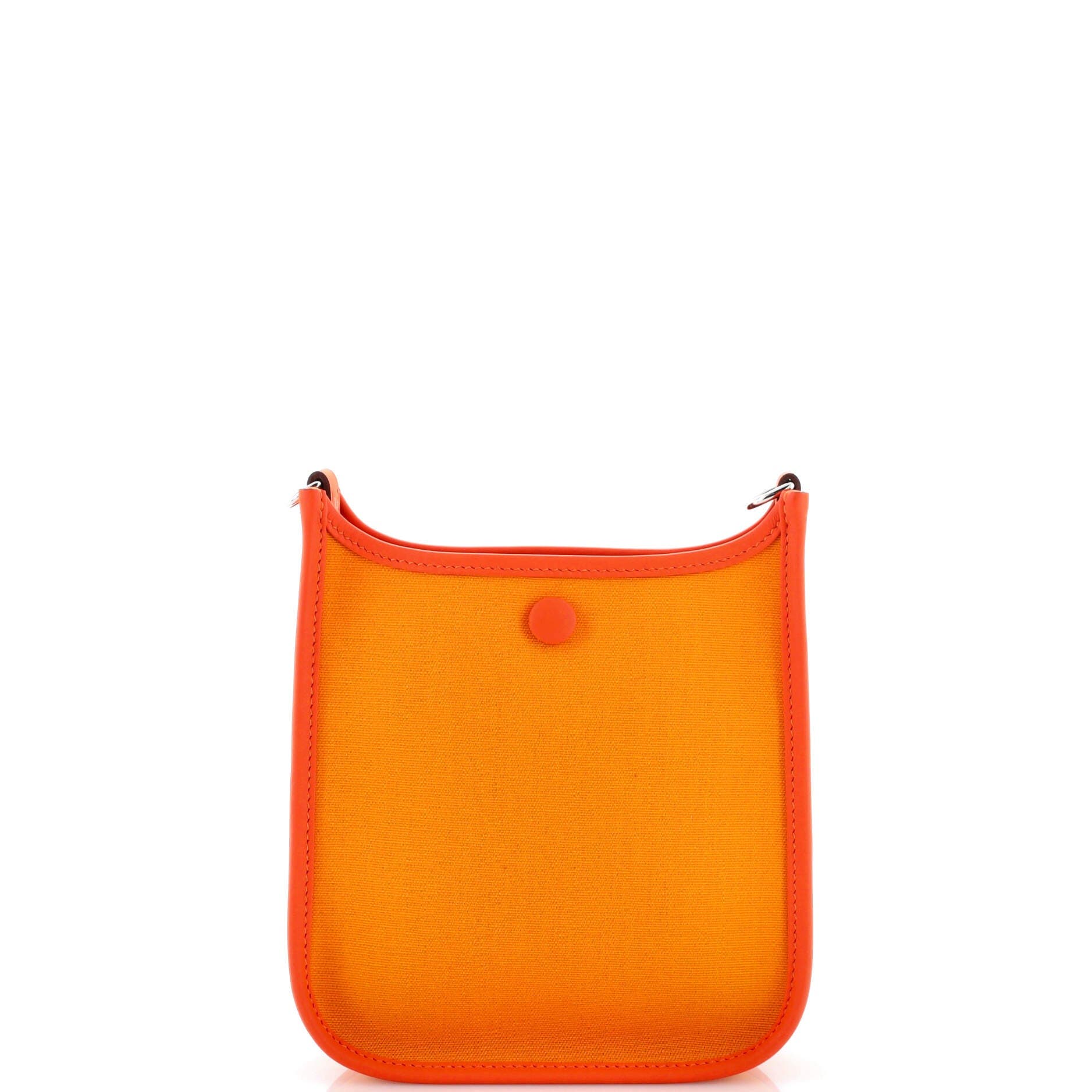 Pre-Owned Hermes Neo Evelyne Bag Toile and Leather TPM, Alternate, color, Feu