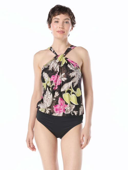 CARMEN MARC VALVO CARMEN MARC VALVO HIGH NECK TANKINI TOP