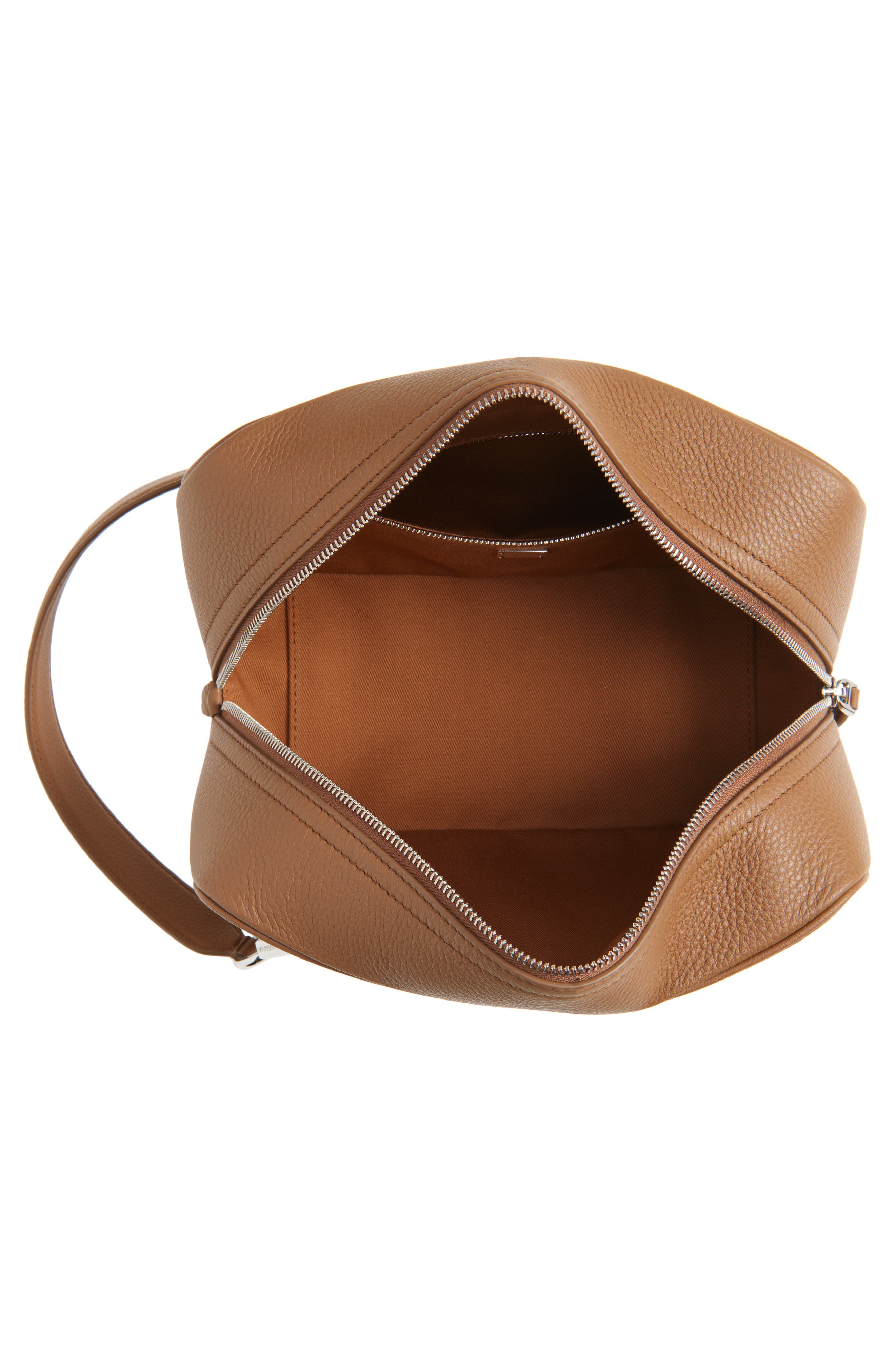 Dolce&Gabbana Lock Leather Bag, Alternate, color, Caramello