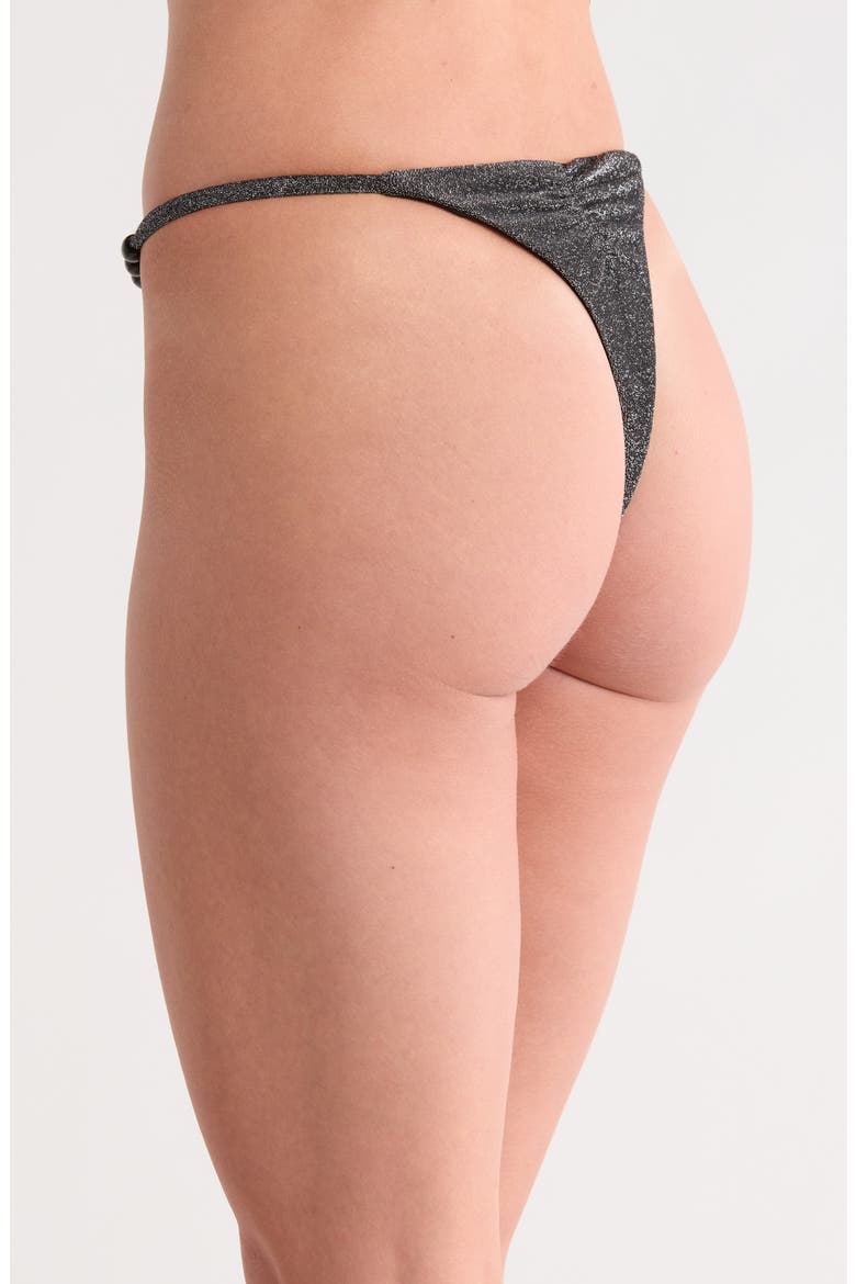 Fiji Bikini Bottoms, Alternate, color, SPARKLE BLACK