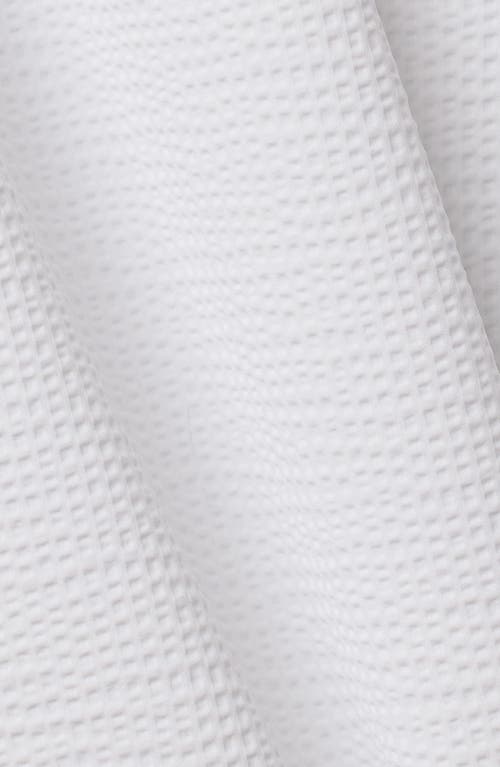 Rhone Commuter Seersucker Regular Fit Short Sleeve Shirt In White