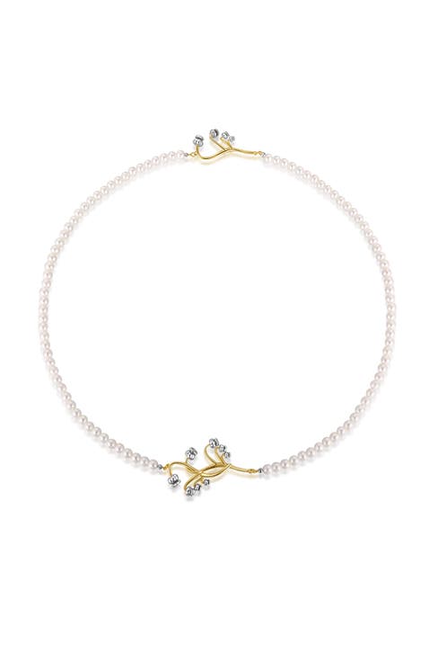 Lily of the Valley Pearl Necklace