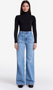 Smythe Dove High Rise Wide Leg Jean