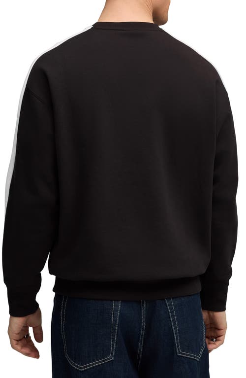 Puma T7 Relaxed Crewneck Sweatshirt In Black
