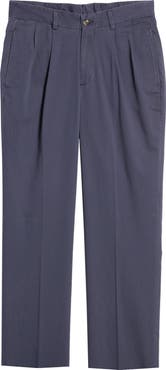 Berle Charleston Khakis Pleated Chino Pants