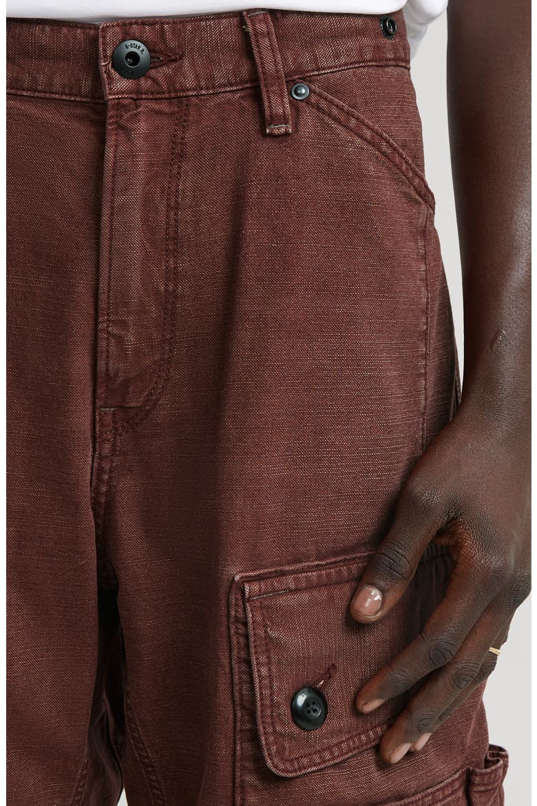 Duckman Cotton Utility Cargo Pants, Alternate, color, FADED AUTUMN LEAVES