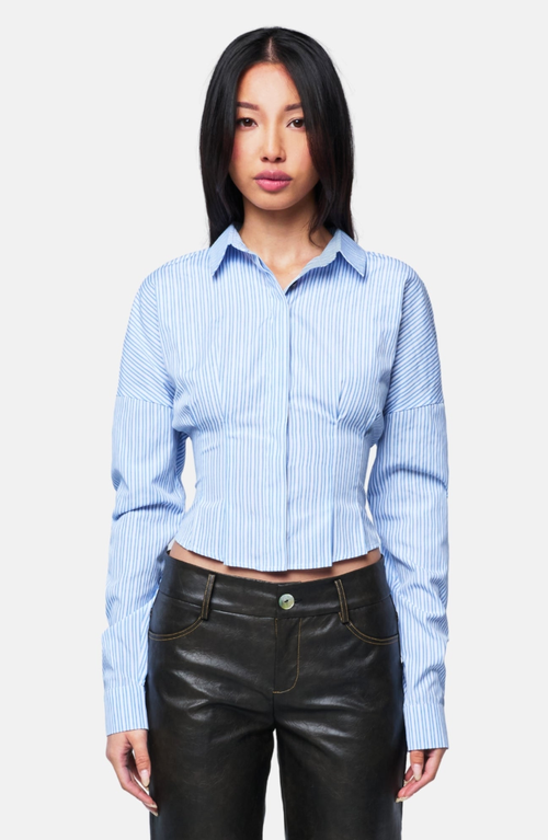Ow Collection Eliza Shirt In Blue