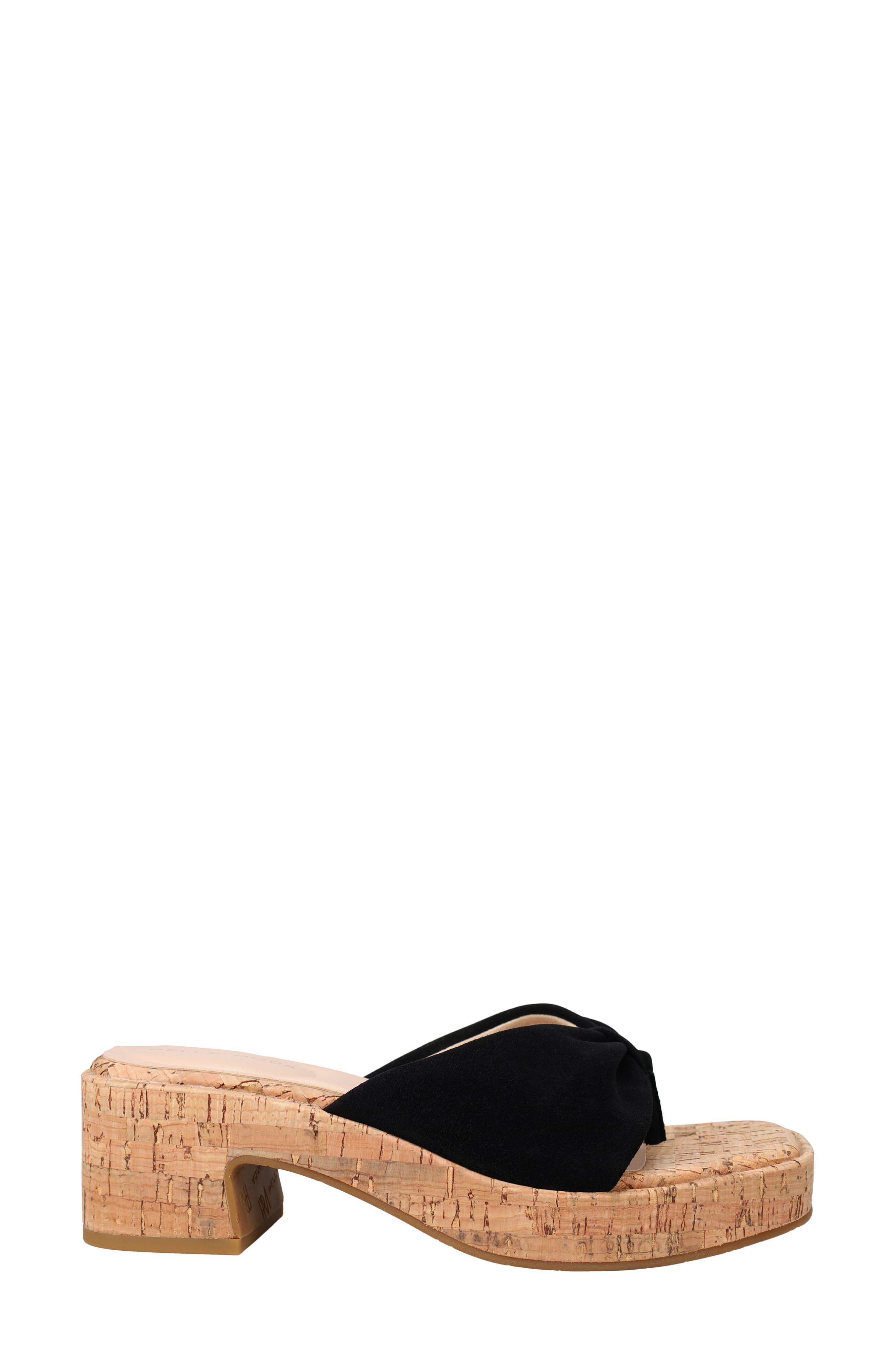 Pelle Moda Bandi Platform Flip Flop, Alternate, color, Black