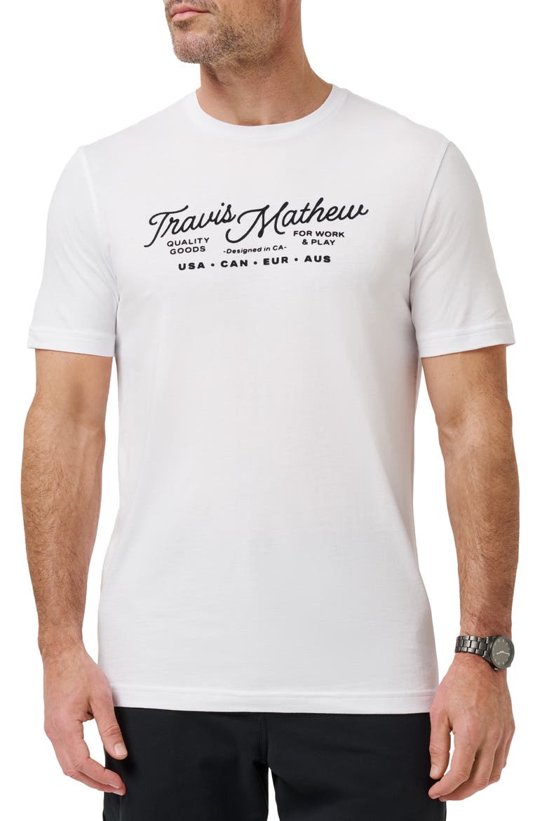Perfect Plan Graphic T-Shirt, Main, color, WHITE